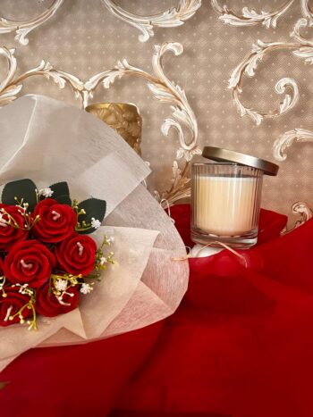 Jar Glass Candle : Closed Lid - Garden Queens